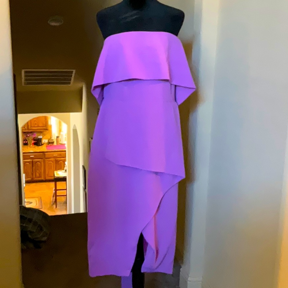 Ladies Lavender Midi dress US size 14/UK18